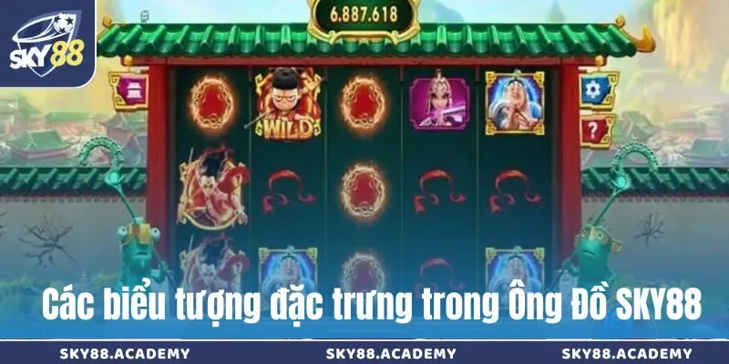 Ông đồ Sky88 – Nổ hũ cực đã, Jackpot cực lớn Các biểu tượng đặc trưng trong game slot