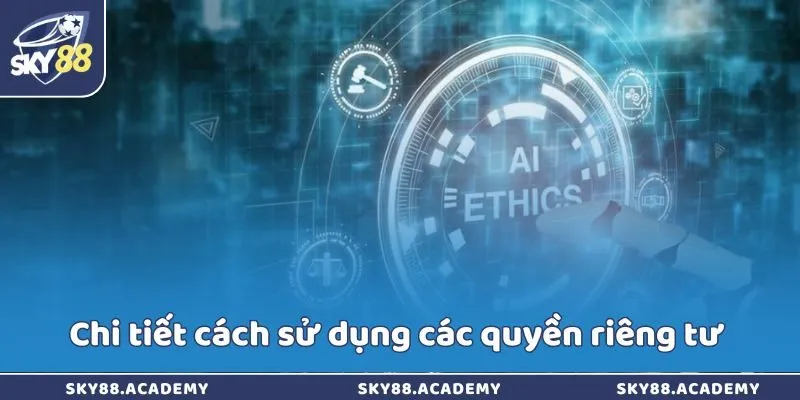 Chi tiết cách sử dụng các quyền riêng tư 