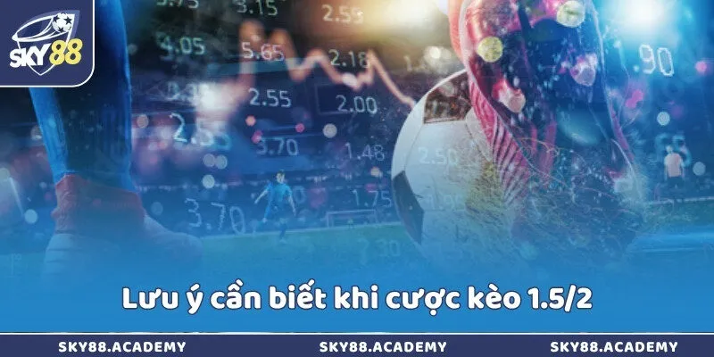 Kèo 1.5/2 là gì - Hướng dẫn cá cược cho toàn bộ người mới Lưu ý cần biết khi cược kèo 1.5/2