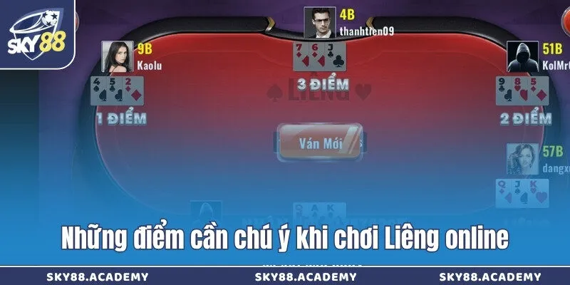 Luật chơi Liêng Sky88 - Hướng dẫn cách sắp xếp tổ hợp bài Những điểm cần chú ý khi chơi Liêng online
